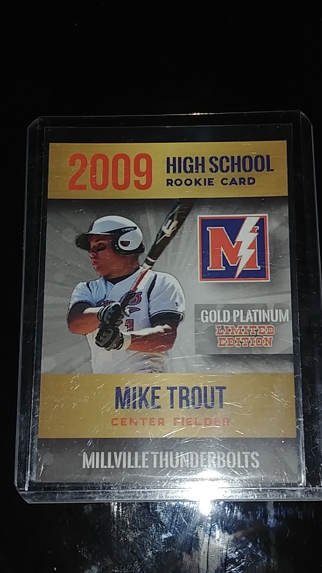 2009 Mike Trout High School Baseball Card