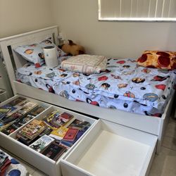 Twin Bed With Storage Under
