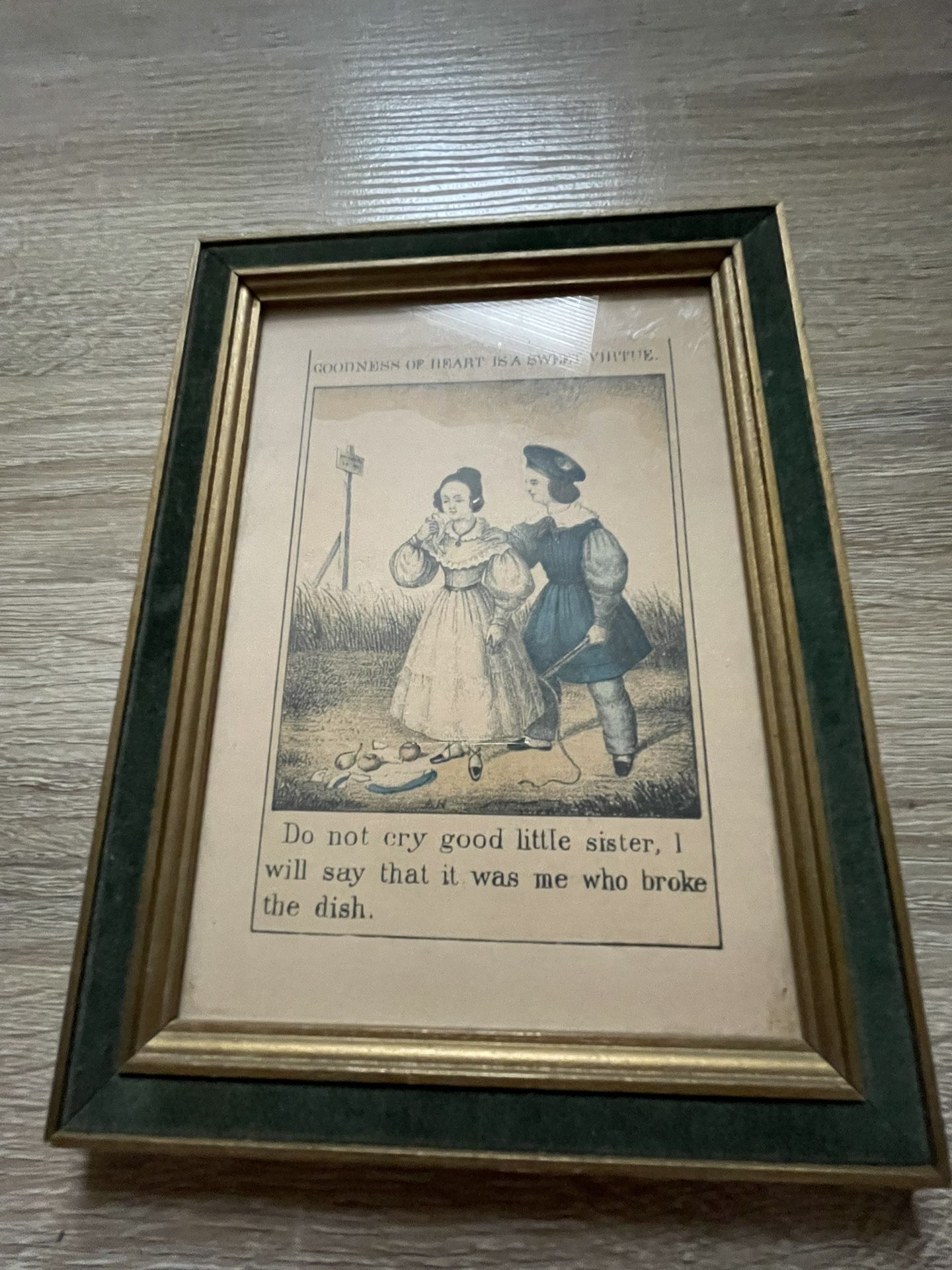 Vintage framed art