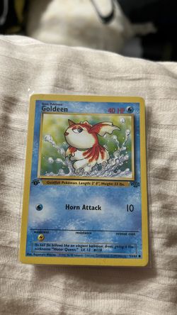 GOLDEEN 1st Edition Jungle Set Pokémon TCG