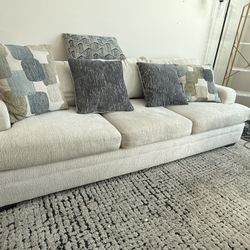 Cream Deep Seat Sofa
