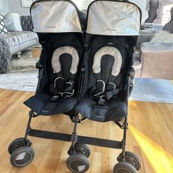 MACLAREN Black Twin Stroller *Limited Edition!!!