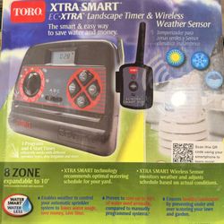 Toro Smart Sprinkler Timer + Weather Sensor (New)