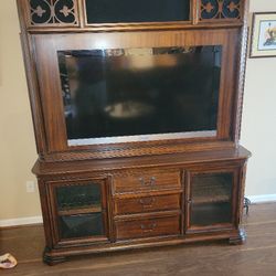 Solid Wood Entertainment Center