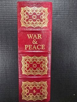 EASTON PRESS War & Peace Leo TOLSTOY Leather 22kt GOLD Hardcover