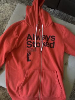 Dutch Bros Always Stoked Zip Hoodie Size L