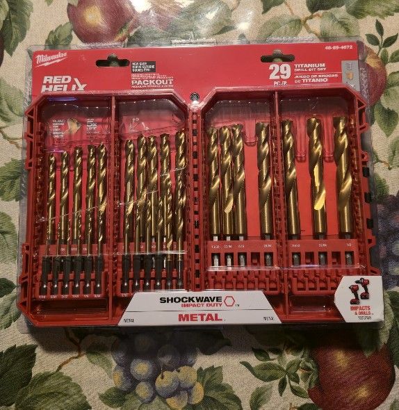 Milwaukee Titanium Drill Bit Set