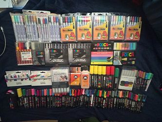 *NOT FREE* EVERYTHING IS BRAND NEW - Posca, Deco, Molotow One 4 All, Copic Acrea, Sharpie