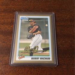 Manny Machado Gold Rookie Card