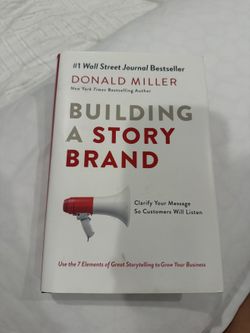 Building a StoryBrand Donald Miller Hardcover Marketing Business Book