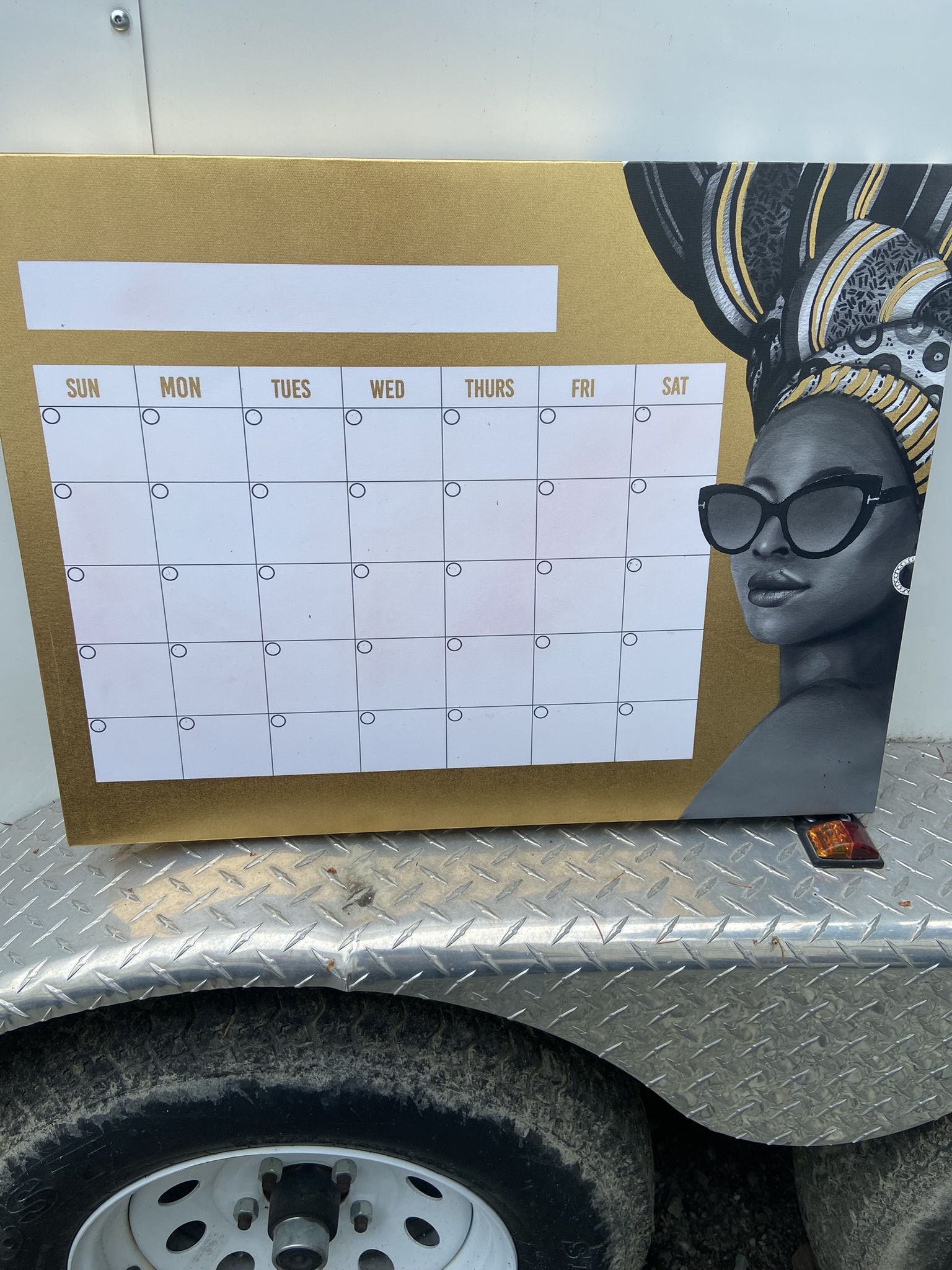 Dry Erase Calendar