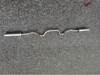 Olympic bar and curl bar