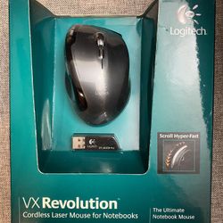 Logitech, VX revolution, cordless laser mouse