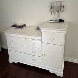 Large White Dresser