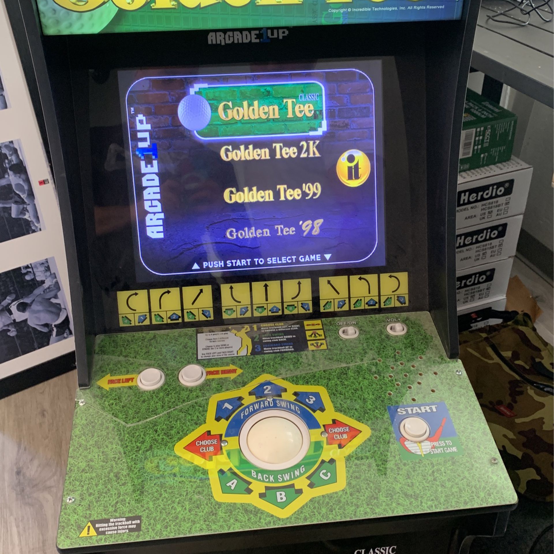 Golden Tee Classic Arcade Game 