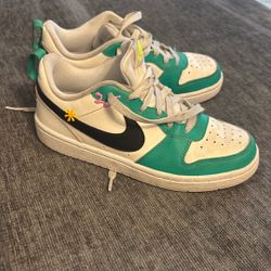 Nike Court Borough Low Recraft 'White Green Black'