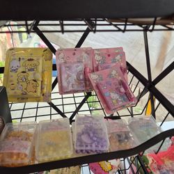 Hello Kitty Notebook / Hello Kitty And Friends Bead Set $3 Each
