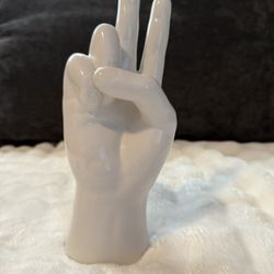 Peace Sign Figurine