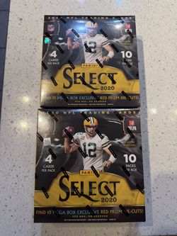 2020 Panini Select NFL Football Mega Box Red Prizm Edition Sealed 