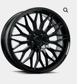 18” Katana KR05 Set of 4 Wheels  - Brand New- 18x8” Rims Size  Matte Black Finish
