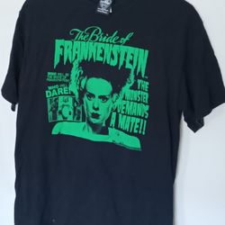 Vintage Universal Studios The Bride Of Frankenstein Tshirt Size Medium 