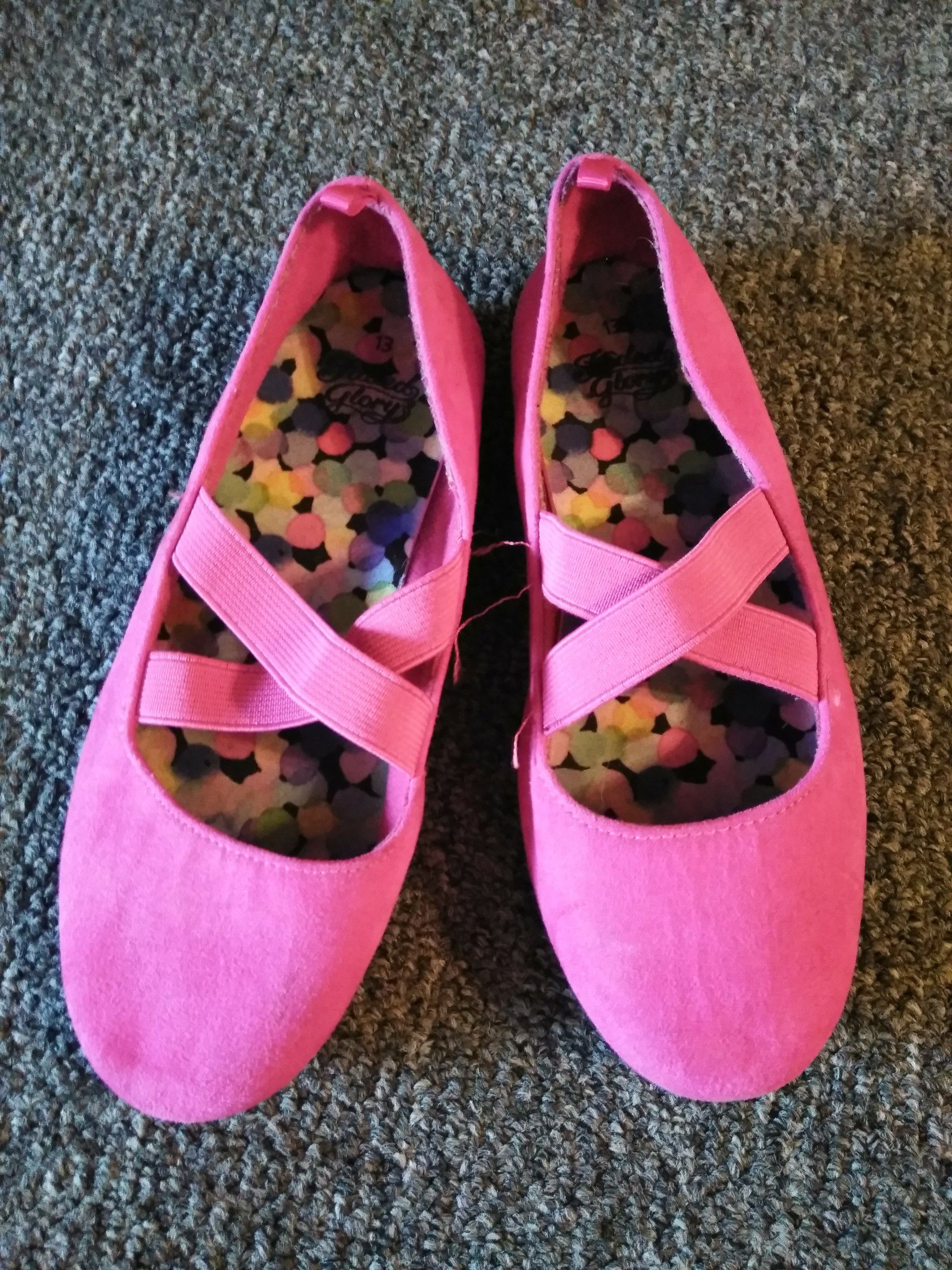 Pink kids shoes