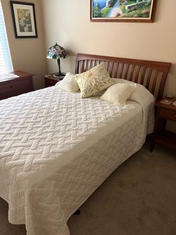 Cherry Ethan Allen bedroom furniture