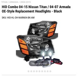 HID Comobo Lights 04-15 Titan / 04-07 Armada 