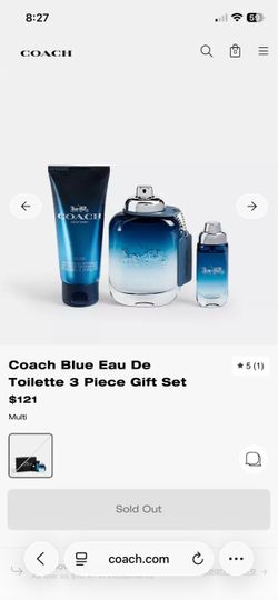 Coach Blue Eau De Toilette 3-Piece Gift Set