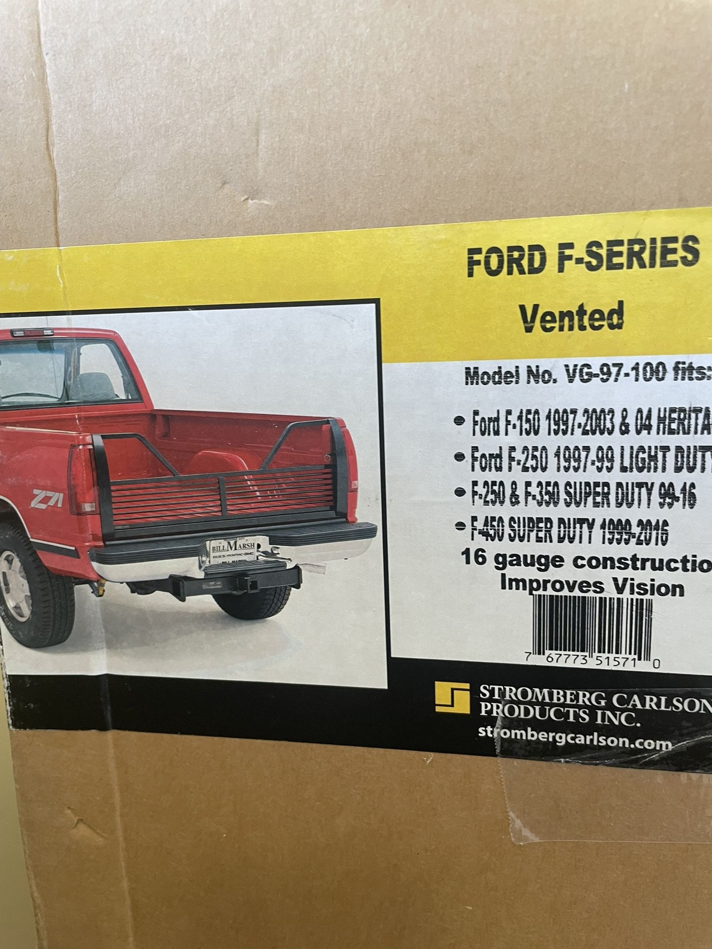Ford series 5th wheel tailgate
