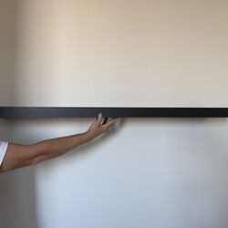 Black Floating Shelves (6 Of Them)