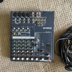 MG82CX mixer/ Yamaha 800 watt Alto speakers