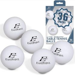 36 Pack of Ping Pong Balls Table Tennis 40mm