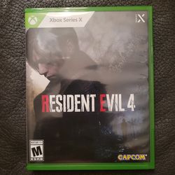 RESIDENT EVIL 4 XBOX SERIES X!