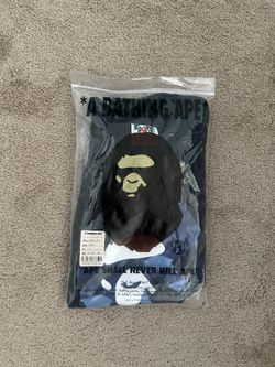 Black bape tee with blue camo ape size M
