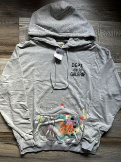 Gray Gallery Dept Paint Hoodie