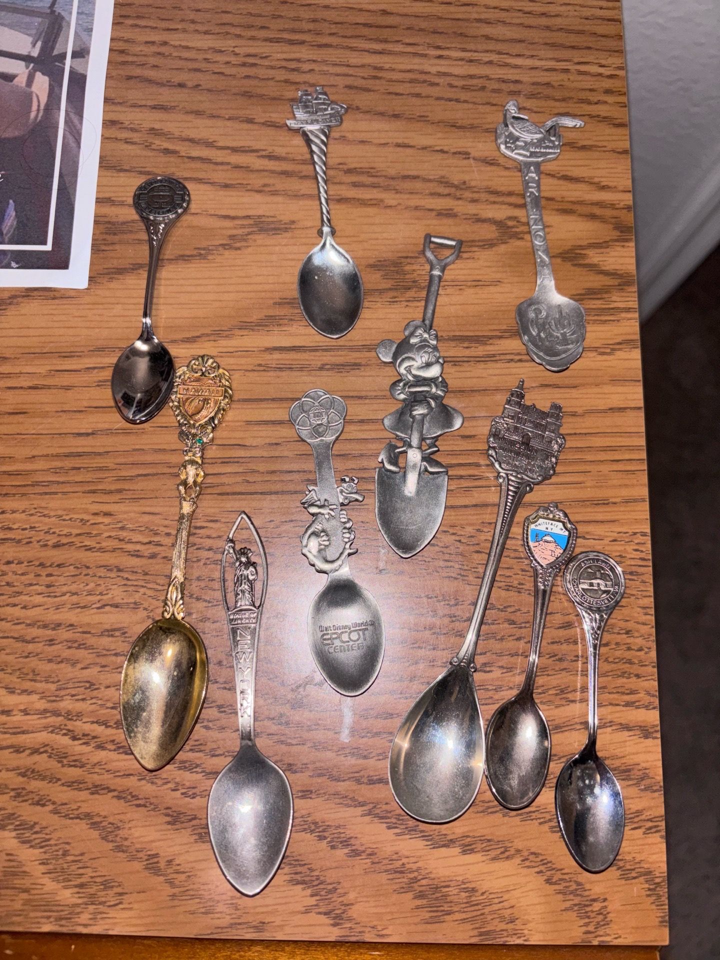 Collection of souvenir spoons