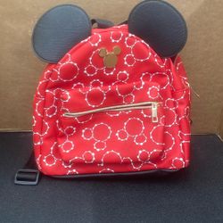 Mickey Mouse Mini Backpack. Item No 637 (Shopgoodwill)