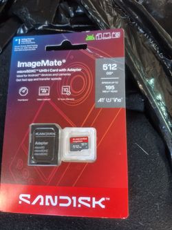 SanDisk ImageMate 512GB microSDXC Card with Adapter