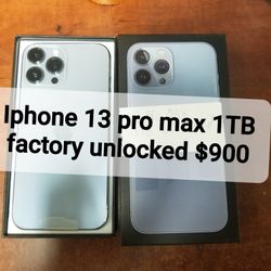 iPhone 13 Pro Max 1tb Factory unlocked 