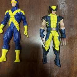 Marvel Legends Cyclops And Wolverine.