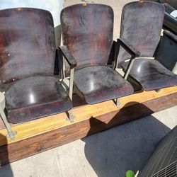 Antique Stadium Seat 