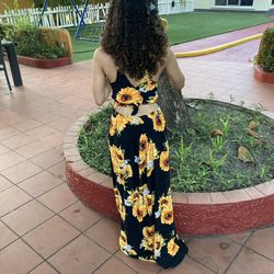Sunflower Party Dress