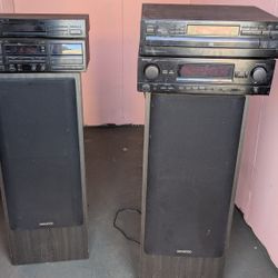 Kenwood Home Stereo Set-black