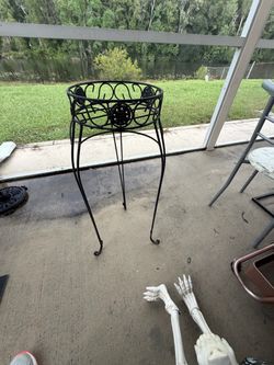 Tall black metal Plant Stand