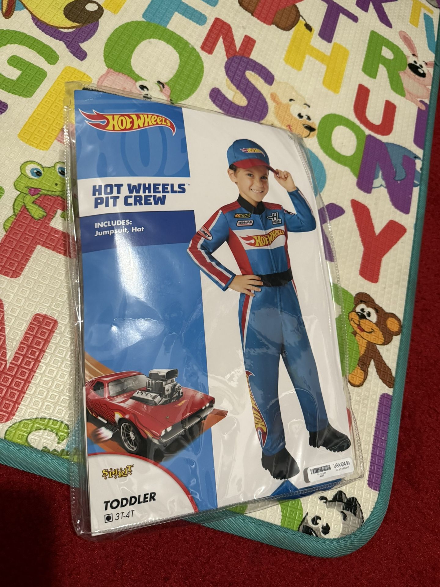 Hot Wheels Costume Toddler 3t-4t