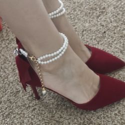 New Red Heels Size 8
