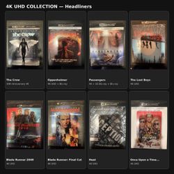 36-Movie 4K UHD Collection – 26 Releases + Box Sets
