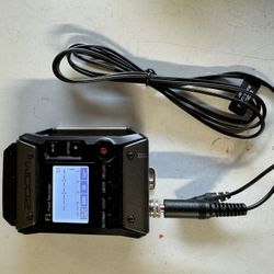 Zoom F1 Field Recorder And EXH-6 XLR Adapter 