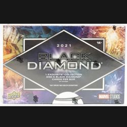 2021 Upper Deck Black Diamond Marvel Sealed Hobby Box